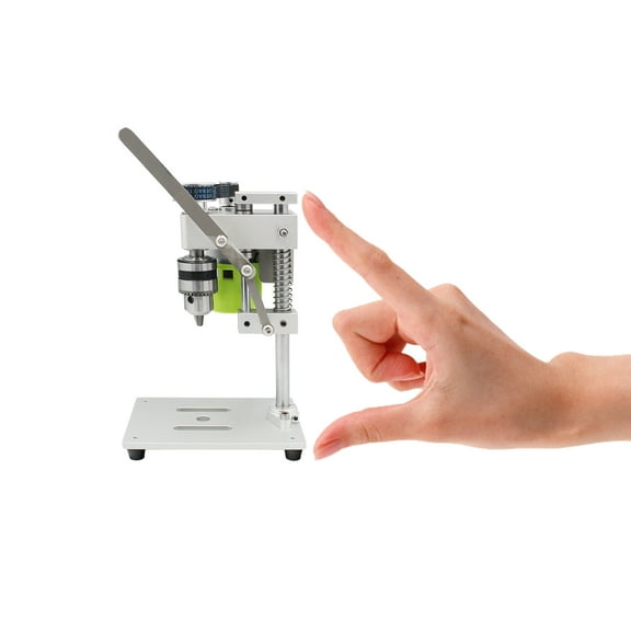 Bench Drill,Diy Metal Noise Size Handicraft Bench Drill Precison Portable 7-speed Drill Press Wood Portable Precision