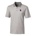 thumbnail image 2 of Men's Cutter & Buck  Gray Round Rock Express Forge Tonal Stripe Stretch Polo, 2 of 3