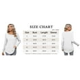 thumbnail image 5 of SHIBEVER Long Sleeve T-Shirts for Women Fall Tops Basic Workout Casual Tunics Shirts White Blouses Size XXL, 5 of 7