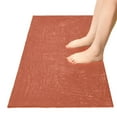 thumbnail image 5 of Rust Red Bath Mat 39x20 Non-Slip Bathroom Rugs Absorbent Soft Plush Quick Dry for Tub Shower Kitchen Home Decor, 5 of 8