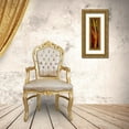 thumbnail image 3 of Pinto, Patricia 13x32 Gold Ornate Wood Framed with Double Matting Museum Art Print Titled - Red Plantain, 3 of 4