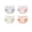 Z1-Light Pink, variant on Little Girls Boy Shorts Organic Cotton Panties Overlocked Seams Toddler Size Everyday Use Girls' Underwear Pack of 4 A 130