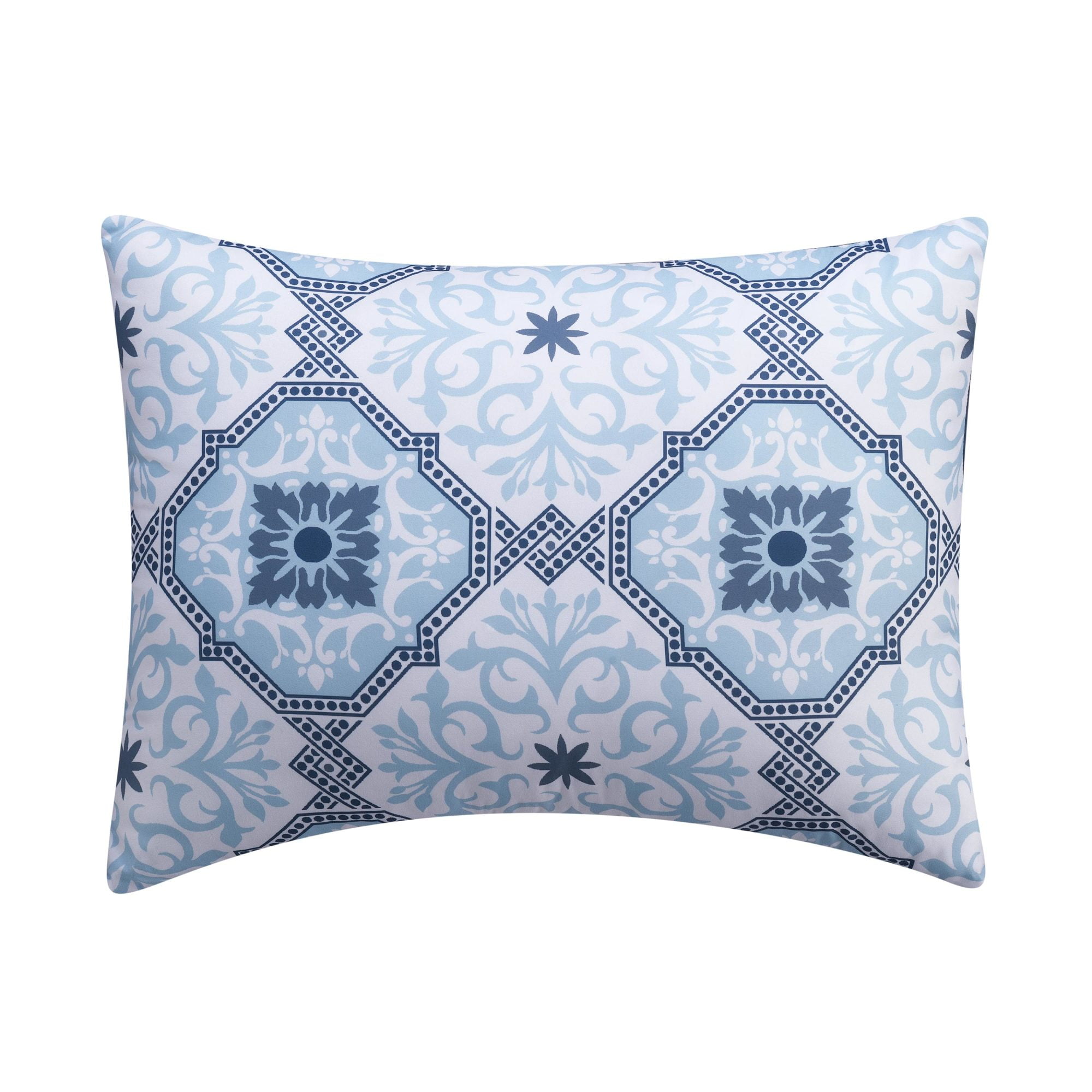 Martex Ankara Reversible Bed In A Bag with Bonus Decorative Pillow, Blue, Twin
