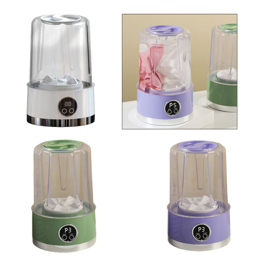 Portable Rechargeable Underwear Washer, Gentle Cycle, Compact ABS Design, Quiet Motor for Travel, Dorms, Home Use