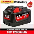 thumbnail image 2 of ⏳for Milwaukee 18v Battery /9000mah/12000mah Apply To 48-11-1815 48-11-1850 2646-20 2642-21ct Replacement Lithium Battery, 2 of 2