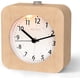 thumbnail image 4 of Reloj Despertador analógico de Madera, Reloj Despertador Cuadrado con repetición de Alarma, Funciona con Pilas, sin Tic-TAC, luz Nocturna, Despierta Suavemente, 4 of 4