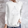 thumbnail image 2 of Ladies Fashion Casual Christmas Print Round Neck Loose Long Sleeve Top, 2 of 5