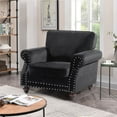 thumbnail image 3 of US Pride Furniture Fegley 37.79'' Wide Tufted Armchair, Black, 3 of 5