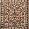 thumbnail image 1 of Ahgly Company Indoor Square Traditional Red Brown Persian Area Rugs, 6' Square, 1 of 6