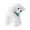 White, variant on Toy Dog Poodle Realistic Companion for Kids Cute Stuffed Animal with Scarf,20 cmx25 cm,White