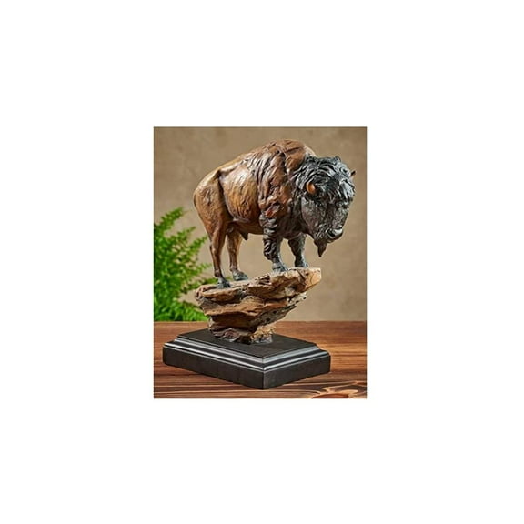 El Patron - Bison Sculpture by Stephen Herrero