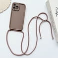 thumbnail image 1 of Crossbody Necklace Strap Adjustable Lanyard Silicone Phone Case For iphone 15 14 13 12 11 Pro X XR XS Max 7 8 Plus SE Soft Cover LUHAN, 1 of 7