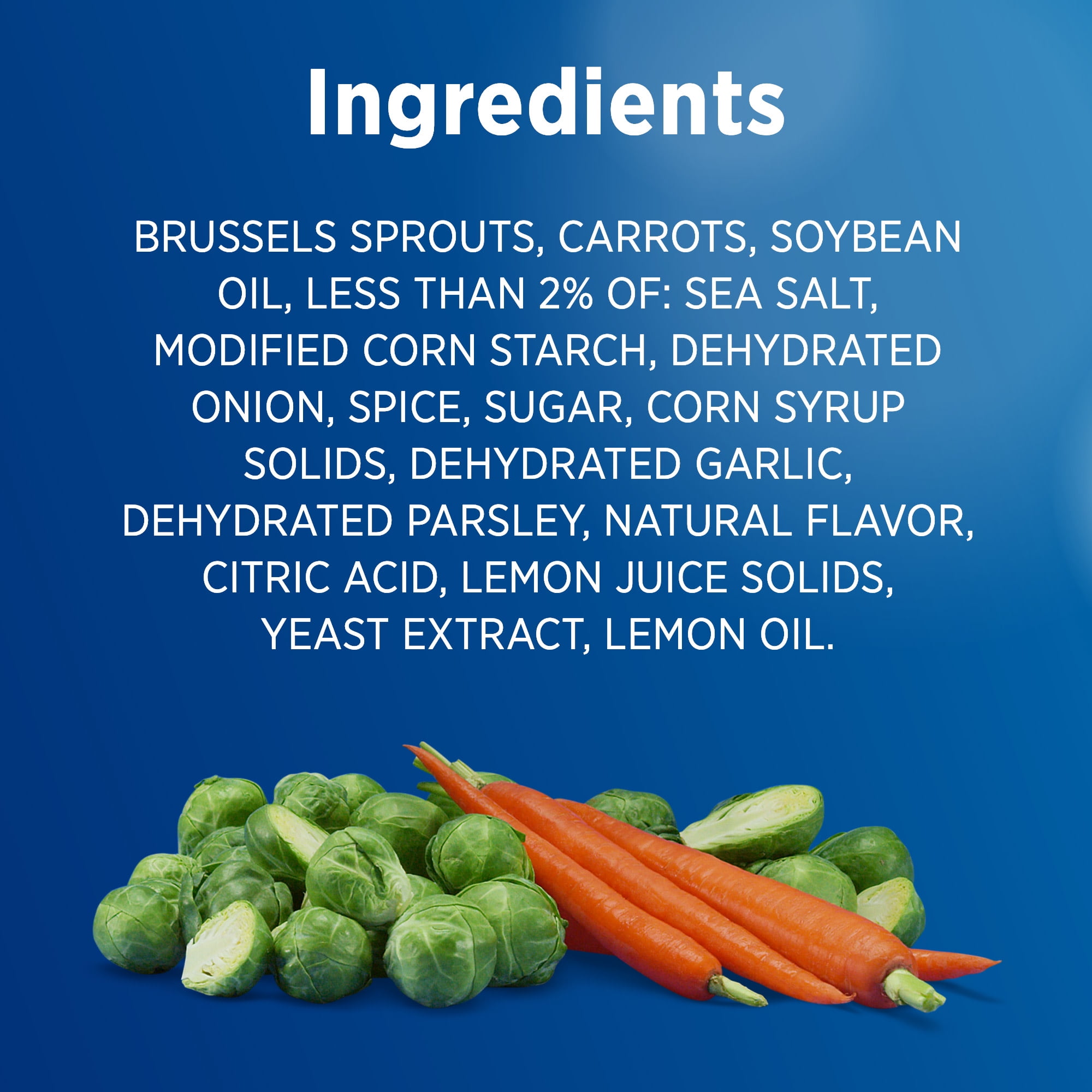 Birds Eye Oven Roasters Seasoned Brussels Sprouts & Carrots, Frozen Vegetables, 15 oz. Bag