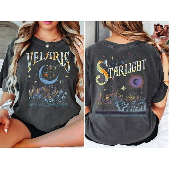 Velaris City Of Starlight Tee, City Of Starlight Shirt,ACOTAR Merch,Velaris Bookish T-Shirt