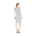 thumbnail image 2 of Vestido ajustado a rayas asimétricas Material Girl Mujer Negro XX-Small, 2 of 2