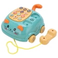 thumbnail image 4 of Early Education Telephone Car, 16 Functions Safe Baby Phone Toy  For Toy For Simulation Cat Phone For Children For Kids Green, 4 of 8