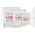 thumbnail image 3 of Darling Souvenir White Thanks A Hole Bunch Birthday Party Supplies Favor Bags Gift Pouches 15 Pieces, 3 of 5