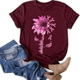 thumbnail image 1 of Pntutb - Camiseta con estampado de verano para mujer, camisetas de manga corta, camisetas casuales de manga corta, blusa Pntutb Pntutb-3815, 1 of 5