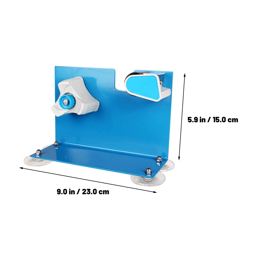 YUYUETIME Tape Desk Dispenser Desktop Tape Cutter Blue Plastic 1Pack