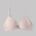 thumbnail image 2 of GEWSEY Women's Underwire Shaping Bra Comfort Smooth Seamless T-Shirt Convertible Straps Lightly Lined Bras (Pink, L), 2 of 9