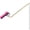 Pink, variant on Universal Metal Toilet Handle Replacement, Front Mount Chrome Brass Toilet Tank Lever with Stainless Steel Flapper Chains, Easy to Install for Most Toilets