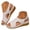 White, variant on Orthopedic Sandals for Women Open Toe Breathable Hollow out Slingback Low Wedge Summer Beach Shoes Comfortable Arch Support Nonslip Walking Shoes Hot Pink Size 9