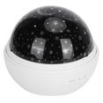 thumbnail image 3 of Lámpara de proyección de luz nocturna LED Ticfox 8 modos de color funciona con pilas USB decoración de dormitorio, 3 of 14