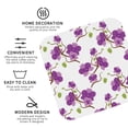 thumbnail image 3 of Picia Orchids Flowers Printed Leather Coasters for Drinks, 4" Drink Coasters Set of 4 for Tabletop Protection, Handmade Luxurious Home Décor and Housewarming Gift -Square, 3 of 6