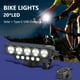 thumbnail image 5 of Luz Solar para Bicicleta con 20 LED y Bocina, Recargable, Linterna Delantera para Bicicleta de Montaña, Accesorios para Lámpara de Bicicleta., 5 of 5