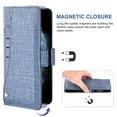 thumbnail image 4 of Wallet Case for iPhone 11 Pro Max 6.5 inch, Blocking Card Slot Stand Shockproof TPU Interior Case PU Leather Magnetic Protect Flip Cover Compatible with iPhone 11 Pro Max 6.5 inch, Blue, 4 of 4