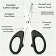 thumbnail image 5 of Ultra Sharp All-Purpose Scissors - Professional Sewing & Fabric Scissors for Precise Cutting, Household Heavy Duty Utility Scissors for Paper, Food, Fabric & Craft DIY L, 5 of 6