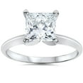 thumbnail image 1 of 1 1/2 Ct Princess Cut Diamond Solitaire Engagement Ring 14k White Gold, 1 of 1