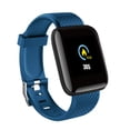 thumbnail image 1 of Methold inteligente Medición de la presión arterial Reloj rastreador de ejercicios a prueba de agua de cardíaco Podómetro Banda inteligente Relojes inteligentes, 1 of 6