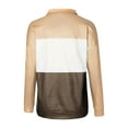 thumbnail image 5 of Puntoco Moda Mujer Casual Cremallera Manga Larga Ptachword Pullove Turn-Down Collar top Sudadera Puntoco Puntoco-1517, 5 of 5