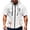 White-1, variant on Short Sleeve Hoodies for Men Summer Fall Drawstring Loose Hooded Sweatshirt with Pockets Casual Zip Up Jacket Outerwear