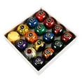 thumbnail image 3 of Dualoai 16 Pieces Billiard Balls Pool Table Balls 57.2mm/2.25inch Snooker Balls Complete, 3 of 9