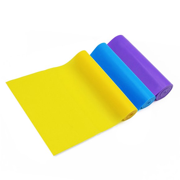 Bandas de resistencia elásticas para ejercicios de recuperación, fisioterapia, yoga, pilates y fitness.