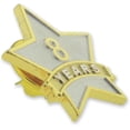 thumbnail image 2 of PinMart - 8 Year Service Award Star Enamel Pin - Employee Appreciation Pin, 2 of 6