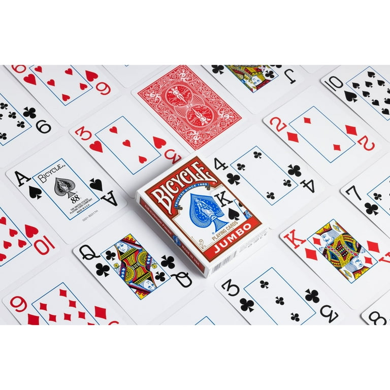 Bicycle Jumbo Index Playing Cards for Gaming and Fun - Walmart.com