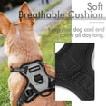 thumbnail image 3 of rabbitgoo Dog Harness  No-Pull Pet Harness with 2 Leash Clips  Adjustable Soft Padded Dog Vest  Reflective No-Choke Pet Oxford Vest with Easy Control Handle for Large Dogs  Teal  L, 3 of 9