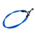 thumbnail image 2 of Manguera de aceite para freno y embrague de motocicleta Enduro de acero trenzado de 90 cm, color azul, 2 of 4