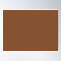 Solid Neutral Brown Cherry Wood Poster Wall Art, Modern Wall Decor For Living Room Bedroom, 8x12 UNFRAMED