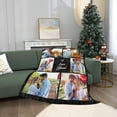thumbnail image 3 of Birthday Christmas Wedding Gifts for Dad, Personalized Custom Blanket with Photo to Dad Men from Daughter Son, Custom Dad Gifts, Dad Blanket (DAD 9), 3 of 6