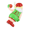 thumbnail image 4 of Tree Buddees Air Santa Basketball Christmas Ornament, 4 of 6