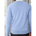 thumbnail image 6 of COOFANDY Men's V Neck Dress Sweater Slim Fit Business Casual Dressy Sweater Shirts Long Sleeve Soft Basic Pullover Sweater, 6 of 9