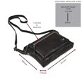 thumbnail image 2 of Bolso bandolera Wise Owl Accessories, tamaño pequeño, piel negra, 2 of 6