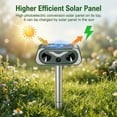 thumbnail image 3 of 2026 Solar Ultrasonic Animal Repeller Outdoor with Flashing Lights & Motion Sensor Animal Deterrent Devices for Deer, Cat, Squirrel, Raccoon, Rabbit, Fox, Skunk Repellent for Yard Garden, 3 of 7
