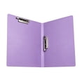 thumbnail image 2 of Letter Size File Folder 1 Pack, 3 Prong Folder with Pockets and Metal Clips, Purple Document Organizer for Paper Storage, Durable Manila File Folder for Office Home Filing, 2 of 9