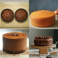 thumbnail image 6 of Uxcell 2Pcs Round Cake Pan with Removable Loose Bottom 4" Small Cheesecake Pan Anodized Aluminum Nonstick Baking Pan, 6 of 6