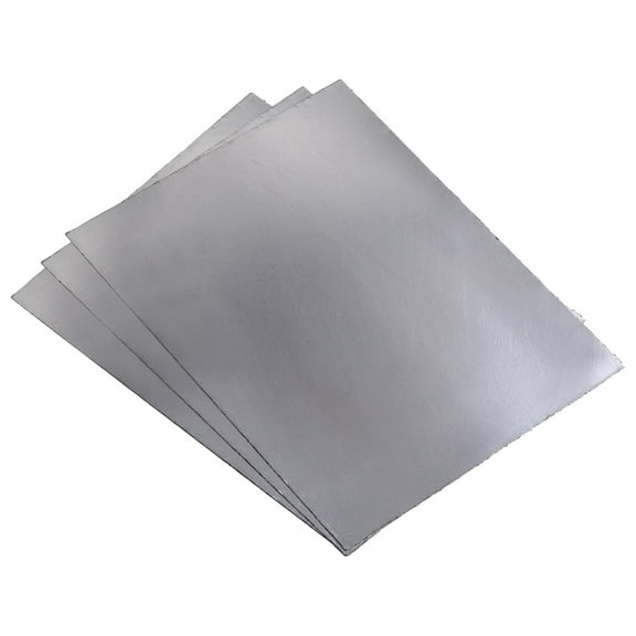 Uxcell Flexible Graphite Foil Graphite Gasket Sheet Graphite Foil Sheet 250x200x0.5mm, Pack of 3